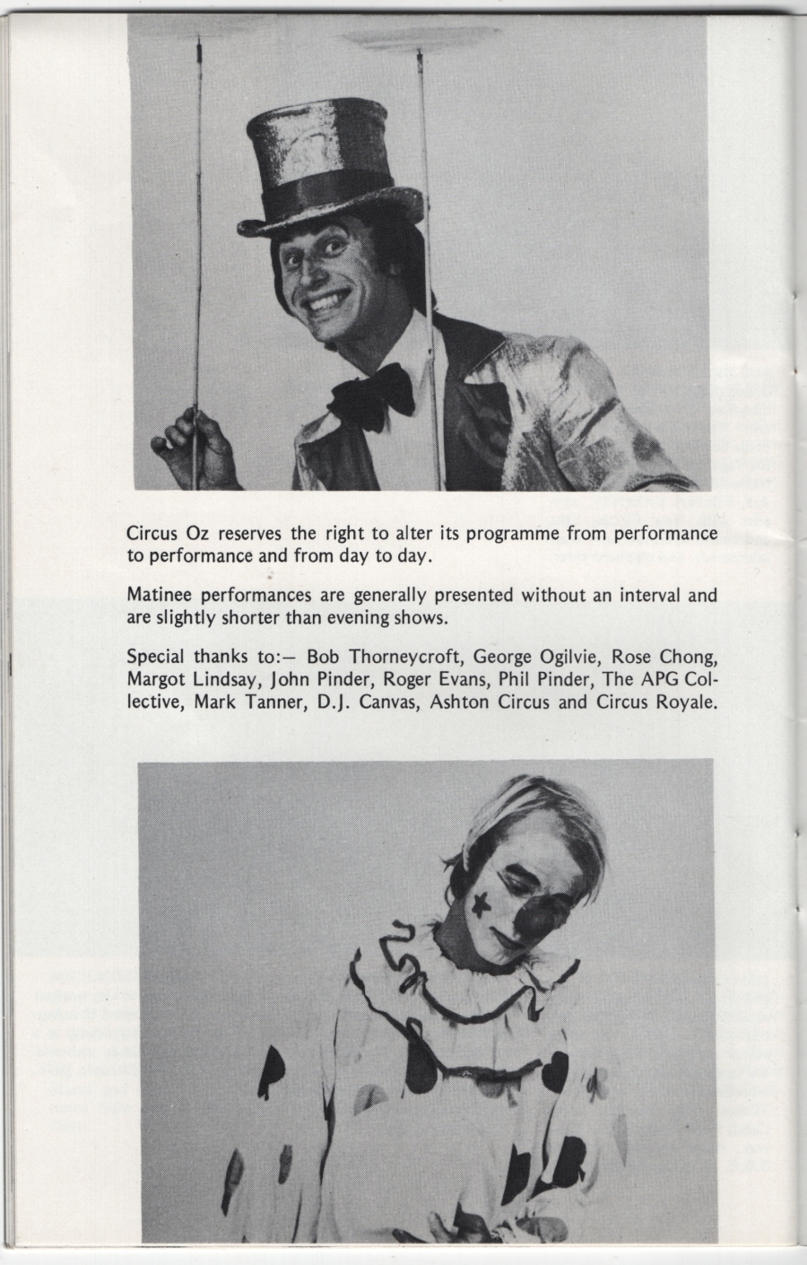 Circus Oz brochure Adelaide Festval 1978 scan 17